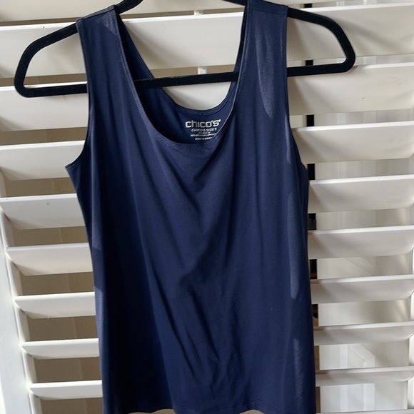 Chinos jacket and tank top in navy size 4/6 US and size M US - Picture 5 of 5